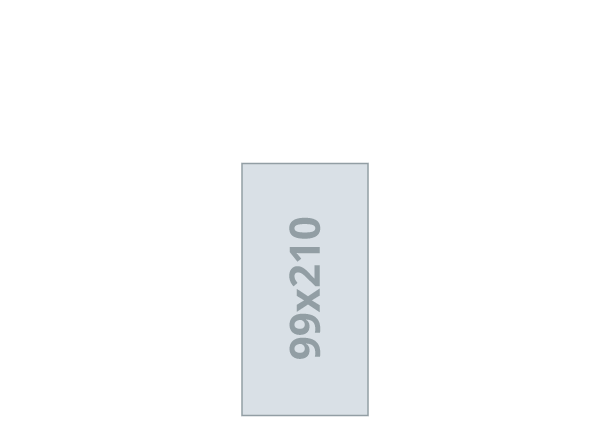 Speisekarte - Hoch: 99x210 / 198x210 mm (D12)