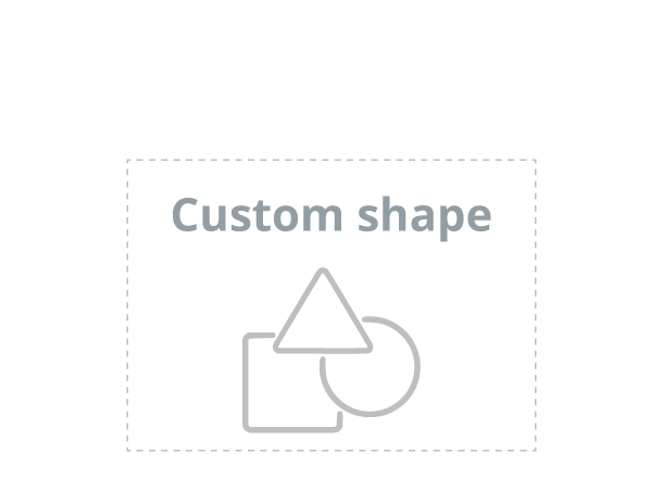 Custom flyer - Standard: CNC cut