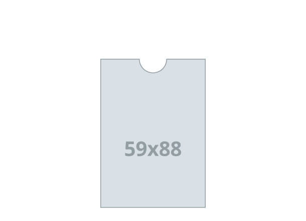 Key Card Holder: 59x88 mm (D15)