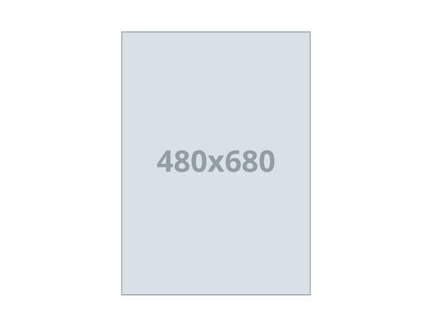 Einblattkalender B2: 680x480 mm (D1)