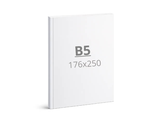 Broschüre B5: 176x250 mm - Softcover / geleimt (D8X)