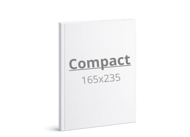 Broschüre Compact: 165x235 mm - Softcover / geleimt (D8)