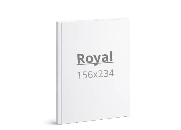 Broschüre Royal: 156x234 mm - Softcover / geleimt (D8)