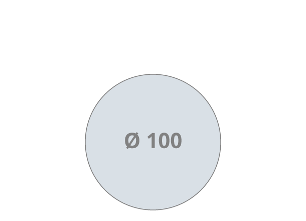 Coaster: Ø 100 mm (D18)