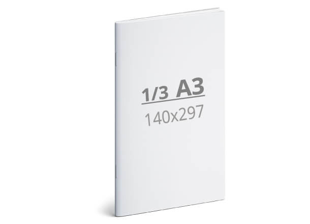 Katalog 1/3 A3: 140x297 / 280x297 mm (D2)