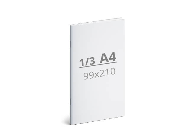 Katalog 1/3 A4: 99x210 / 198x210 mm (D6)