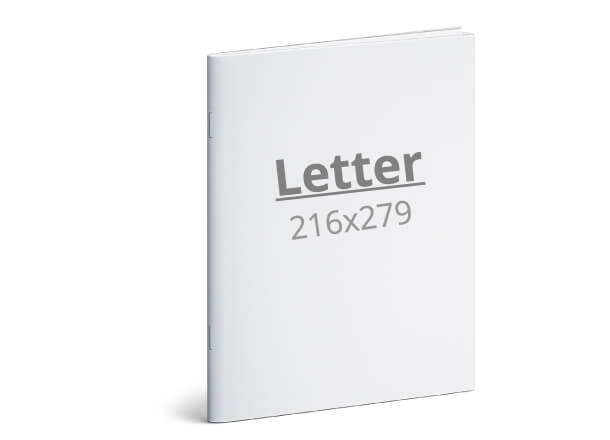 Katalog Letter: 216x279 / 432x279 mm (D2)